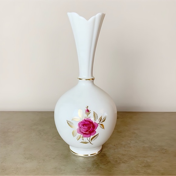 Vintage Lenox Green Mark Rhodora Art Deco Bulbous Vase Circa 1940’s - Picture 9 of 9